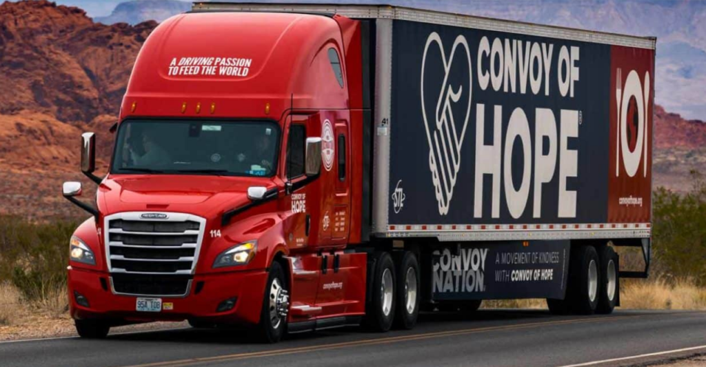 Convoy of Hope truck 